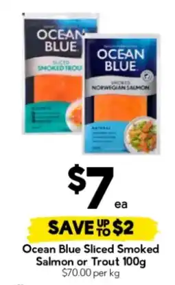 Drakes Ocean Blue Sliced Smoked Salmon or Trout offer