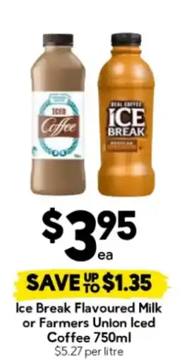 Drakes Ice Break Flavoured Milk or Farmers Union Iced Coffee offer