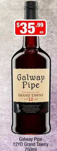 Liquor Stax Galway Pipe 12YO Grand Tawny offer