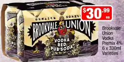 Liquor Stax Brookvale Union Vodka Premix offer