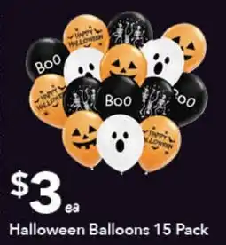 Ritchies Halloween Balloons offer