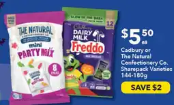 Ritchies Cadbury or The Natural Confectionery Co. Sharepack Varieties offer