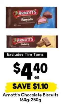 Drakes Arnott's Chocolate Biscuits offer
