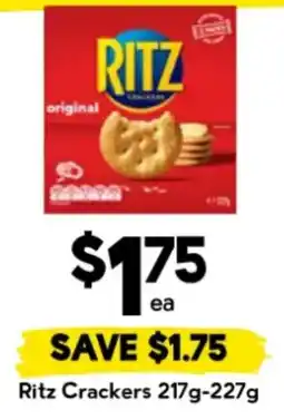 Drakes Ritz Crackers offer