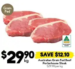 Drakes Australian Grain Fed Beef Porterhouse Steak offer