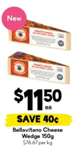 Drakes Bellavitano Cheese Wedge offer
