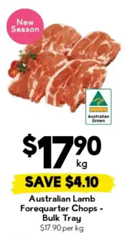 Drakes Australian Lamb Forequarter Chops - Bulk Tray offer