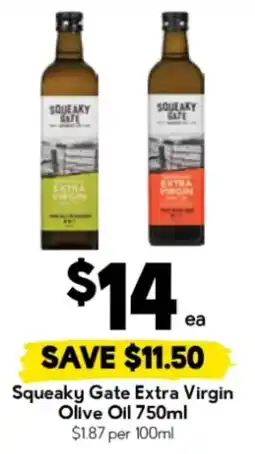 Drakes Squeaky Gate Extra Virgin Olive Oil offer