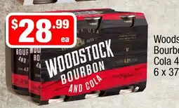 Liquor Stax Woodstock Bourbon and Cola offer