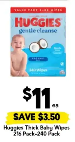 Drakes Huggies Thick Baby Wipes offer