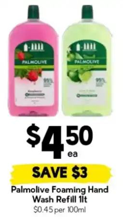Drakes Palmolive Foaming Hand Wash Refill offer