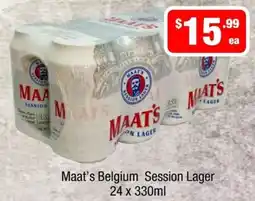 Liquor Stax Maat's Belgium Session Lager offer