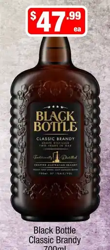 Liquor Stax Black Bottle Classic Brandy offer