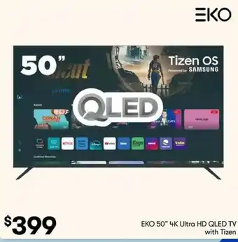 EKO 50" 4K Ultra HD QLED TV with Tizen