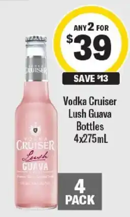 Liquorland Vodka Cruiser Lush Guava offer
