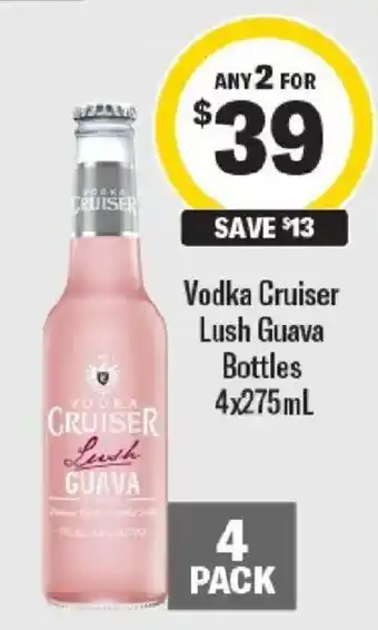 Vodka Cruiser Lush Guava