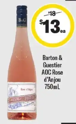 Liquorland Barton & Guestier AOC Rose d'Anjou offer