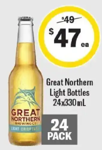 Great Northern Light Bottles