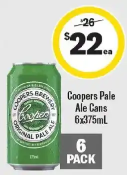 Liquorland Coopers Pale Ale Cans offer