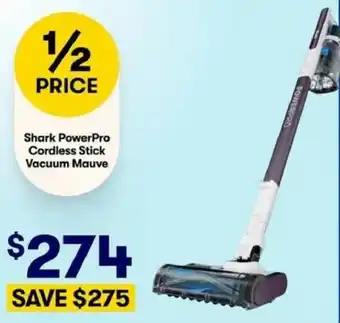 Shark PowerPro Cordless Stick Vacuum Mauve