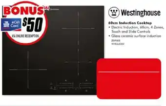Westinghouse 60cm Induction Cooktop