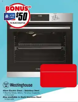 The Good Guys Westinghouse 60cm Electric Oven - Stainless Steel offer