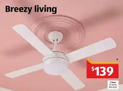 ALDI LED Ceiling Fan with Remote offer