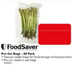 The Good Guys FoodSaver Pre-Cut Bags offer