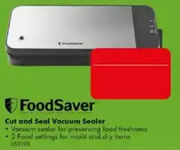 The Good Guys FoodSaver Cut and Seal Vacuum Sealer offer