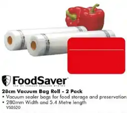 The Good Guys FoodSaver 28cm Vacuum Bag Roll offer