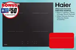 The Good Guys Haier 60cm Low Current Induction Cooktop offer