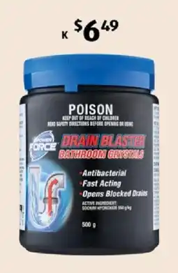 ALDI Power Force Drain Blaster Bathroom Crystals offer