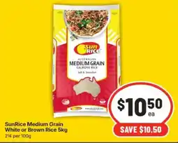 IGA SunRice Medium Grain Calrose Rice offer