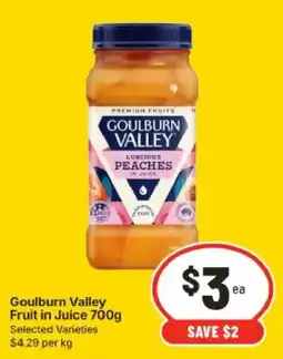 IGA Goulburn Valley Fruit in Juice offer
