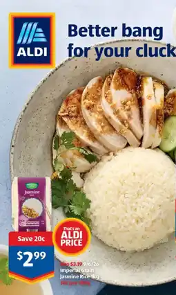 ALDI Imperial Grain Jasmine Rice offer