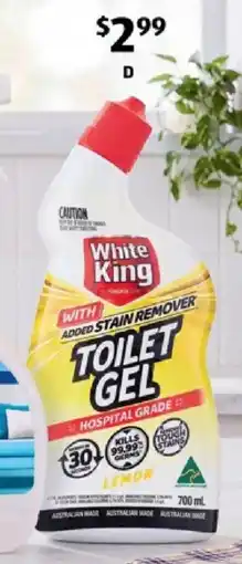 ALDI White King Lemon Toilet Gel offer