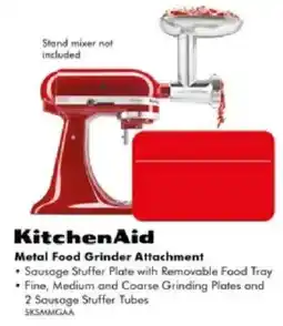 The Good Guys KitchenAid Metal Food Grinder Attachment offer
