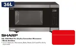 The Good Guys Sharp 36L 1000 Watt Pro Airyfry Convection Microwave offer