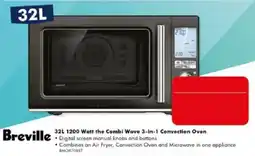 The Good Guys Breville 32L 1200 Watt the Combi Wave 3-in-1 Convection Oven offer