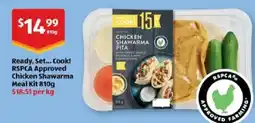 ALDI Ready Set... Cook! RSPCA Approved Chicken Shawarma Meal Kit offer