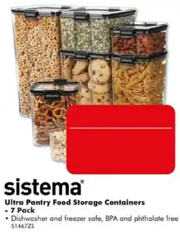 The Good Guys sistema Ultra Pantry Food Storage Containers offer
