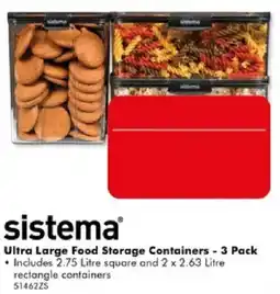 The Good Guys sistema Ultra Large Food Storage Containers offer