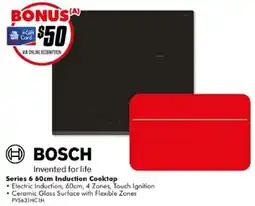 The Good Guys BOSCH Series 6 60cm Induction Cooktop offer