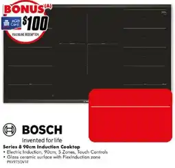 The Good Guys Bosch Series 8 90cm Induction Cooktop offer