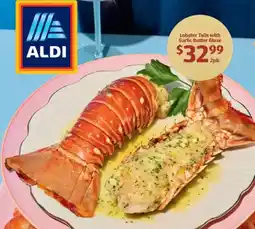 ALDI Lobster Tails with Garlic Butter Glaze offer