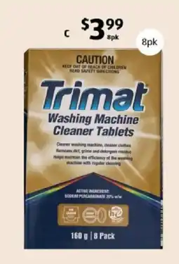 ALDI Trimat Washing Machine Cleaner Tablets offer