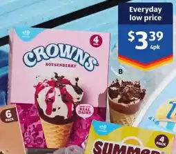 ALDI Crowns boysenberry offer