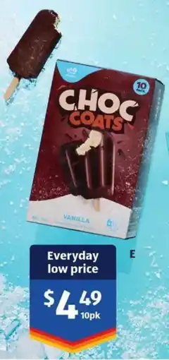 ALDI Choc Coats offer