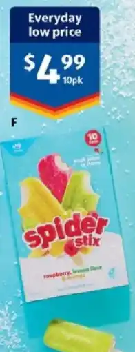 ALDI Spider Stix offer