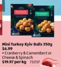 ALDI Mini Turkey Kyiv Balls offer
